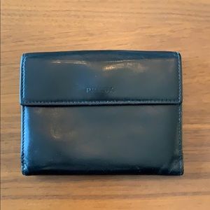 Prada leather wallet